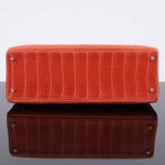 Hermes KELLY 40 Matte Porosus Retourne Handbag