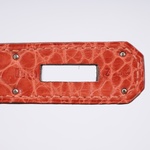 Hermes KELLY 40 Matte Porosus Retourne Handbag