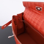 Hermes KELLY 40 Matte Porosus Retourne Handbag