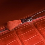 Hermes KELLY 40 Matte Porosus Retourne Handbag