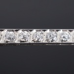 Old European-Cut Diamond & Platinum Estate Pin