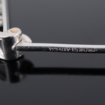 Old European-Cut Diamond & Platinum Estate Pin