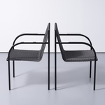 Pair of Shiro Kuramata R401 Arm Chairs