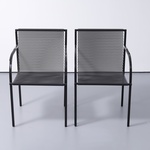 Pair of Shiro Kuramata R401 Arm Chairs