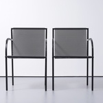 Pair of Shiro Kuramata R401 Arm Chairs