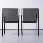 Pair of Shiro Kuramata R401 Arm Chairs