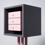 Shiro Kuramata NIKKO Cabinet / Chest of Drawers, Limited Edition, 68.5"H