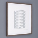 Julian Opie APARTMENT 2 Woodcut