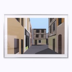 Julian Opie FRENCH VILLAGE 6 Inkjet Print, 87.75"W
