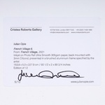 Julian Opie FRENCH VILLAGE 6 Inkjet Print, 87.75"W