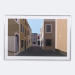 Large Julian Opie FRENCH VILLAGE 4 Inkjet Print, 87.75"W