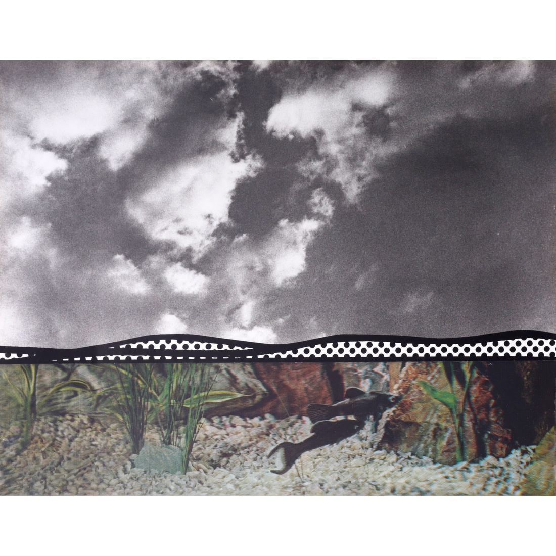 Roy Lichtenstein FISH AND SKY Mixed Media