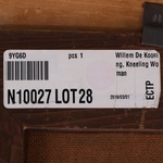 Willem de Kooning KNEELING WOMAN Painting