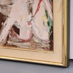 Willem de Kooning KNEELING WOMAN Painting