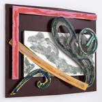 Frank Stella BONIN NIGHT HERON Painting