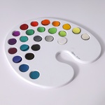 Yaacov Agam TRANSFORMABLE DIALOGUE #1 Lithograph & Palette