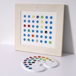 Yaacov Agam TRANSFORMABLE DIALOGUE #1 Lithograph & Palette