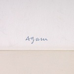 Yaacov Agam TRANSFORMABLE DIALOGUE #1 Lithograph & Palette