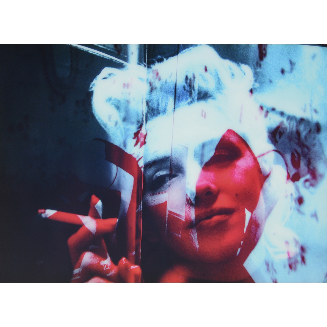 Jonathan Bermudes RED SMOKING STAR Gelatin Silver Print, Marilyn Monroe, 65.5"W