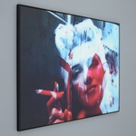 Jonathan Bermudes RED SMOKING STAR Gelatin Silver Print, Marilyn Monroe, 65.5"W