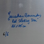 Jonathan Bermudes RED SMOKING STAR Gelatin Silver Print, Marilyn Monroe, 65.5"W