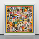Peter Blake 100 SOURCES OF POP Diamond Dust Screenprint, 51"H