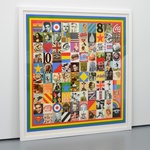 Peter Blake 100 SOURCES OF POP Diamond Dust Screenprint, 51"H