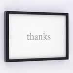 Allan McCollum THANKS (Visible Marker #765) Drawing