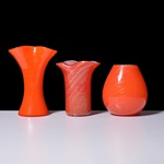 3 Fratelli Toso Vases / Vessels, Leslie Pina Collection, Priced Each