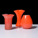 3 Fratelli Toso Vases / Vessels, Leslie Pina Collection, Priced Each