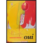 Harland Miller OUI (XL) Woodcut & Mixed Media