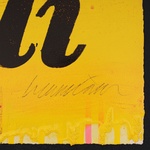 Harland Miller OUI (XL) Woodcut & Mixed Media