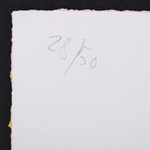 Harland Miller OUI (XL) Woodcut & Mixed Media