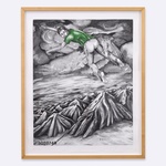 Jonathan Borofsky I DREAMED I COULD FLY NO. 3088749 Lithograph