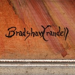 Bradshaw Crandell SUMMER GIRL RED DRESS AND WHITE HAT Painting, 39"H