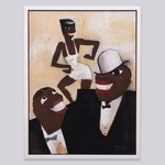 Paul Colin UNTITLED (Josephine Baker) Painting, 61.25"H