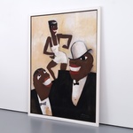 Paul Colin UNTITLED (Josephine Baker) Painting, 61.25"H