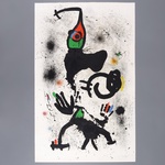 Joan Miro LE PECHEUR D'EPONGES Lithograph