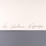 Joan Miro LE PECHEUR D'EPONGES Lithograph