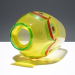 Anzolo Fuga PAVONE / MURRINE INCATENATE Series Vase, 12.75