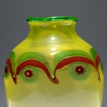 Anzolo Fuga PAVONE / MURRINE INCATENATE Series Vase, 12.75