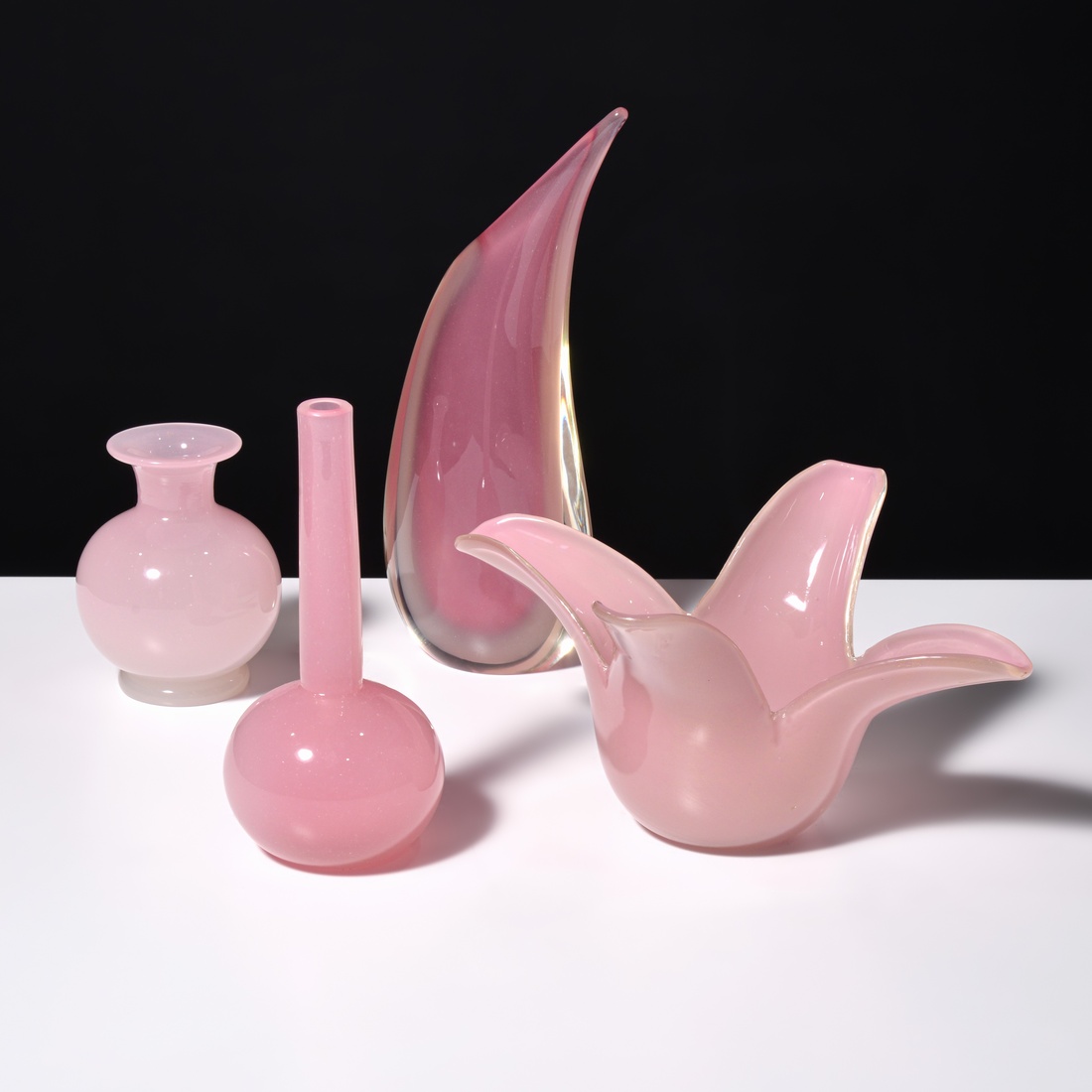 Archimede Seguso OPALINO Vases, Leslie Pina Collection, Priced Each