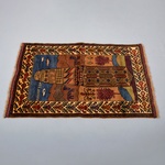 Baluch Pictorial Prayer Carpet Rug, Tower of Jam