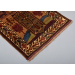 Baluch Pictorial Prayer Carpet Rug, Tower of Jam