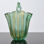 Ercole Barovier CORDONATO ORO Vase, 13.25