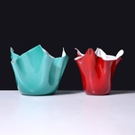 Fratelli Toso FAZZOLETTO Handkerchief Vases, Leslie Pina Collection, Priced Each