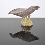 Large Ercole Barovier CONCHIGLIA Shell Compote / Vessel, Murano