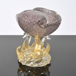 Large Ercole Barovier CONCHIGLIA Shell Compote / Vessel, Murano