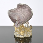 Large Ercole Barovier CONCHIGLIA Shell Compote / Vessel, Murano