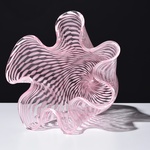 Large Fratelli Toso FAZZOLETTO Handkerchief Vase, Murano